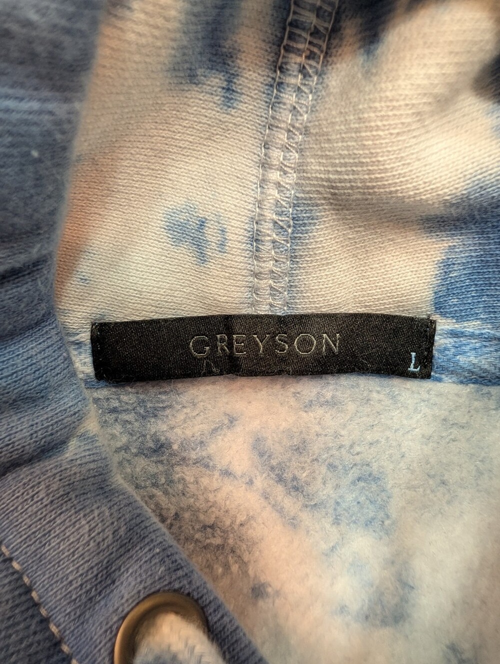 Greyson Limited-Edition Fireside Tie-Dye Hoodie Size Large - Picture 9 of 9